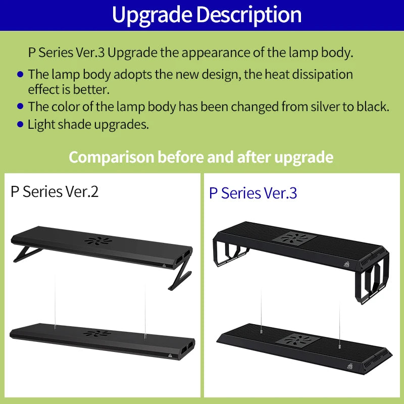 WEEK AQUA P PRO Smart LED Light P600/P900/P1200 - WiFi APP Control High Efficiency Full Spectrum for Freshwater Planted Aquarium