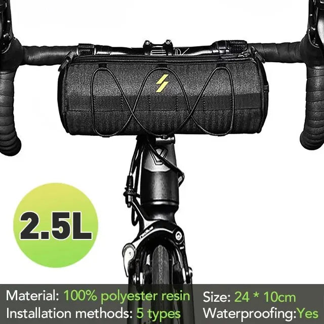 NEWBOLER New Handlebar Bag Bicycle Bags Frame Pannier Bag Multifunction Portable Shoulder Bag Bike Accessorie