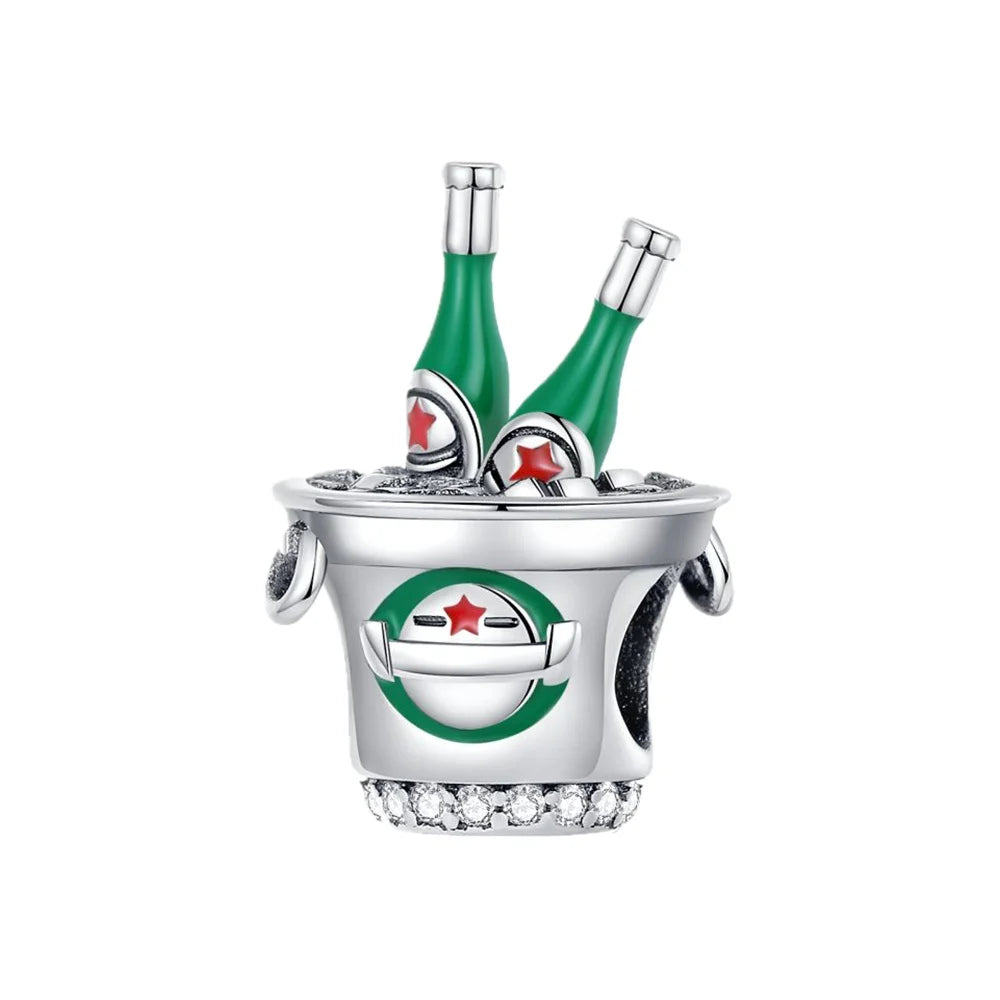 ZYWANY 925 Sterling Silver Coffee Bead Fit Bracelet Diy Bead Women Fashion Jewelry Classic Cup Charm Daily Wear Dangle Pendant