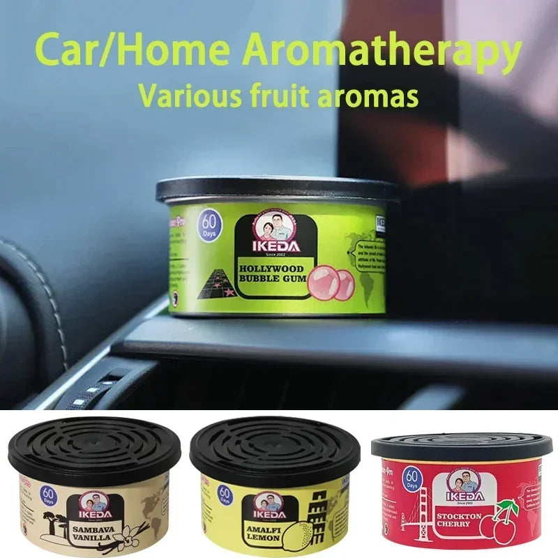 Car Flavoring Perfume Canned Air Fresheners Long-Lasting Auto Aromatherapy Wood Blocks Coffee Flavor Deodorant Supplies Amagi