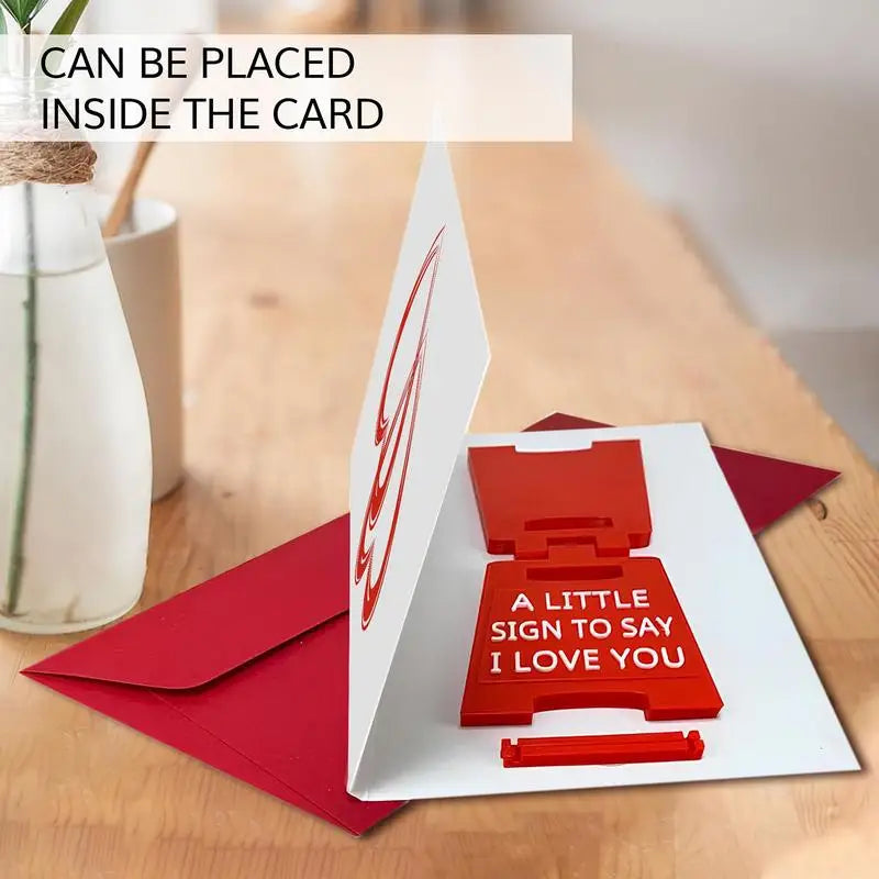 A Little Sign To Say I Love You Couple Sign Plaques I Love You Small Sign Ornaments Romantic Home Decor Cute Love Language Sign