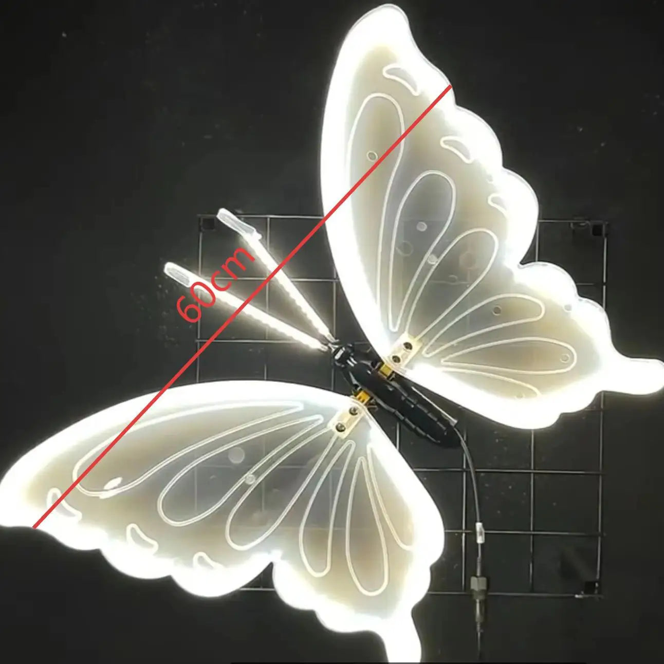 4 Pieces of LED outdoor simulation dynamic butterfly decoration realistic party wedding decorations items