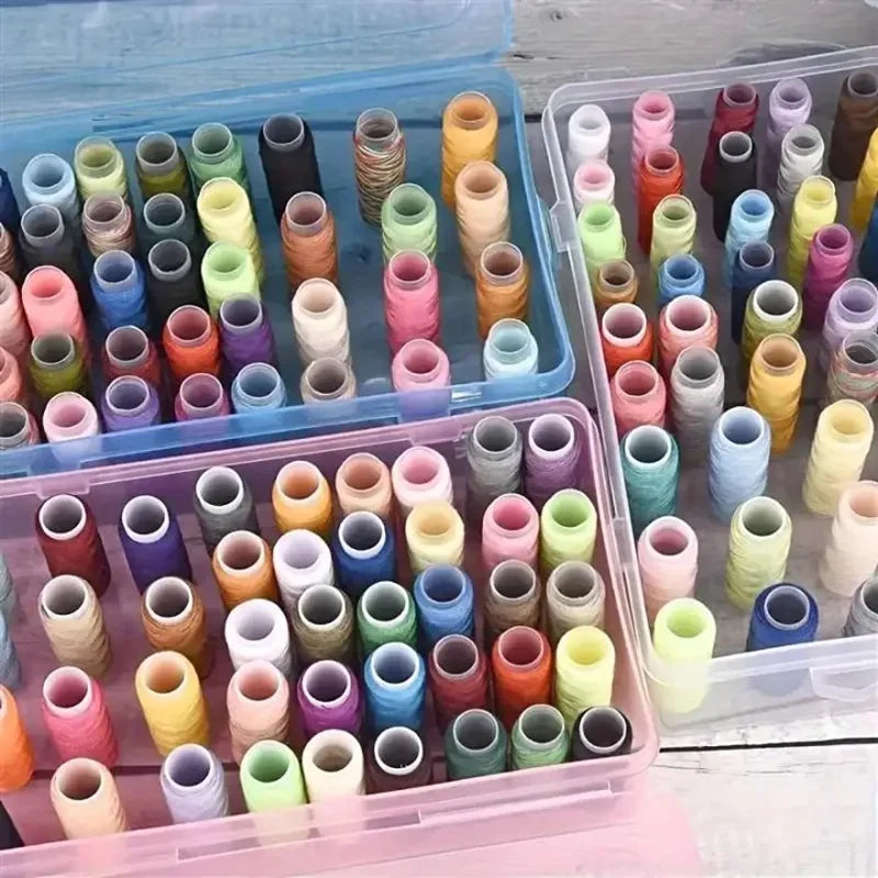 42 Axis Needle and Thread Box Household Storage Box Multi Functional Transparent Needle and Thread Set Thread Box Sorting