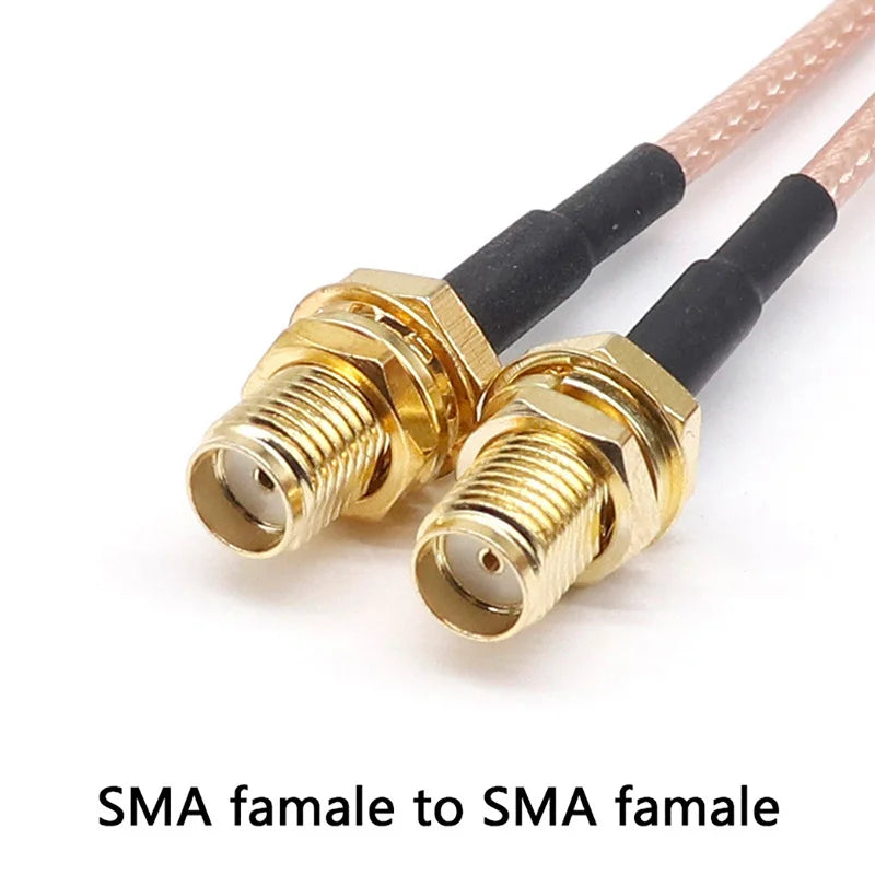 Antenna extension cable SMA-JK SMA male to female inner screw inner hole to outer screw inner needle RG316 adapter cable