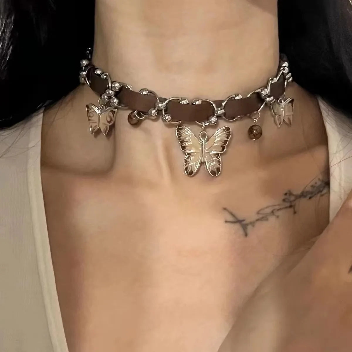 2024 New Vintage Necklace Double-Deck Pearl Tiger-Eye Luxury Court Style Unisex Choker for Women Men Couple Jewelry