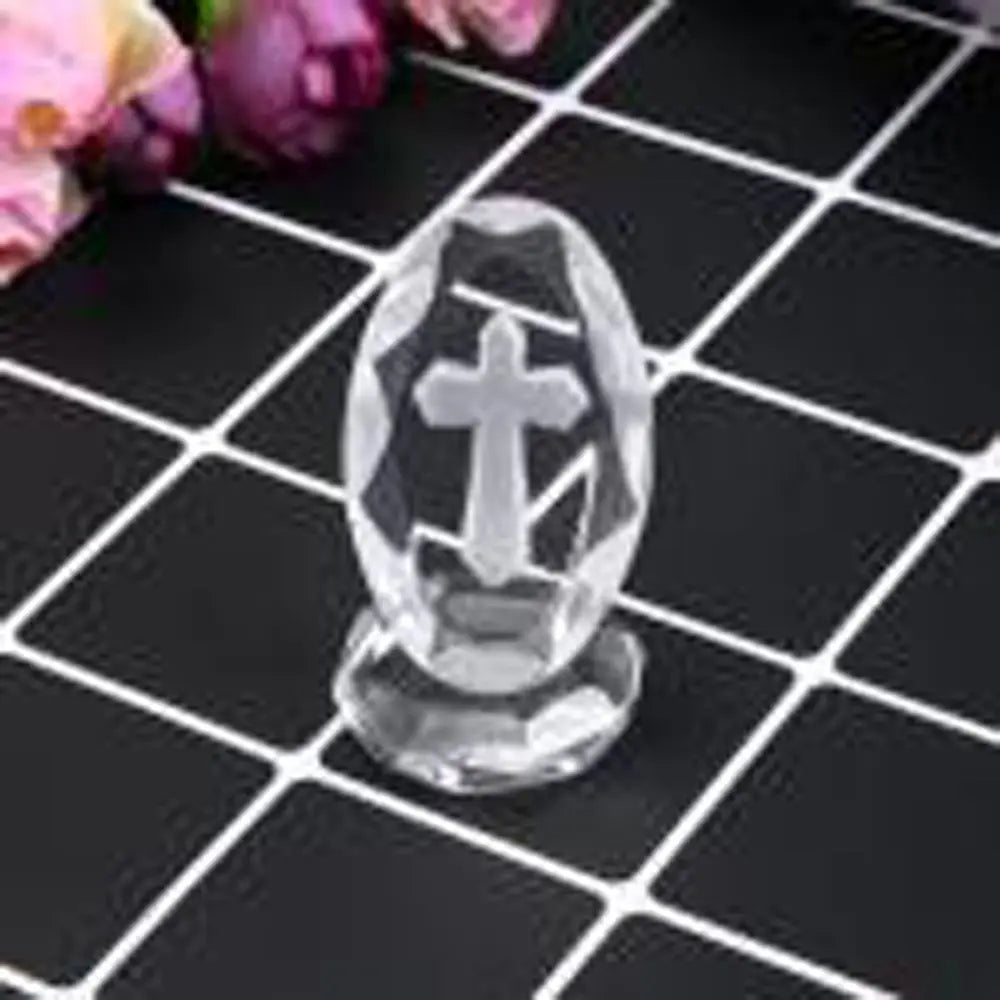 Craft Gift Creative Car Styling Home Decor Artificial Crystal Cross Ornaments Crystal Cross Car Ornaments Christian