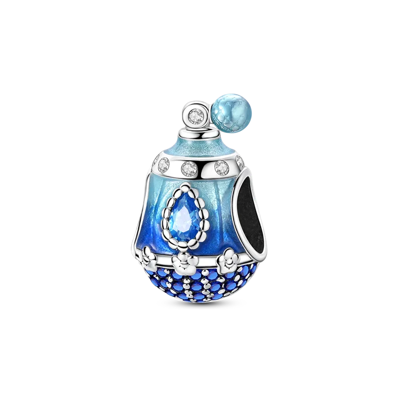 Original Charms Bead 925 Sterling Silver Inlaid Zirconium Bowknot Love Heart Balloon Pendants Fit Bracelet DIY Jewelry Marking