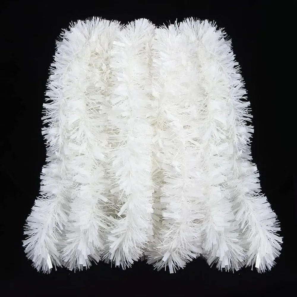 30/2M Black White Ribbon Garland DIY Xmas Tree Hanging Ornament Christmas Halloween Wedding Birthday Party Decoration Supplies