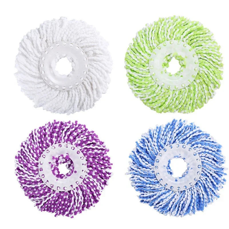Replacement 360 Rotating Head Easy Microfiber Spinning Floor Mop Head Cleaning Cloth for Housekeeper Home Floor Cleaning Mop