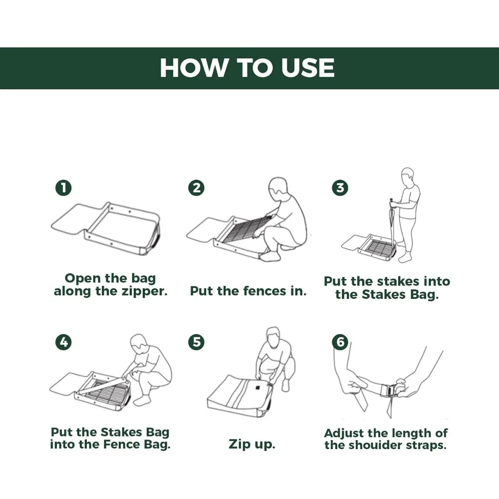 Specialized Dog Playpen Storage Bag (Not Suitable for Other Brands), Designed for RV Trips,