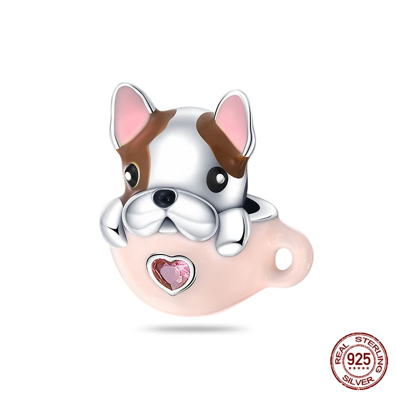 Fit Qikaola 925 Original Bracelet Fashion Bee Astronaut Eiffel Tower 925 Silver Charms Beads Fine DIY Birthday Jewelry For Women