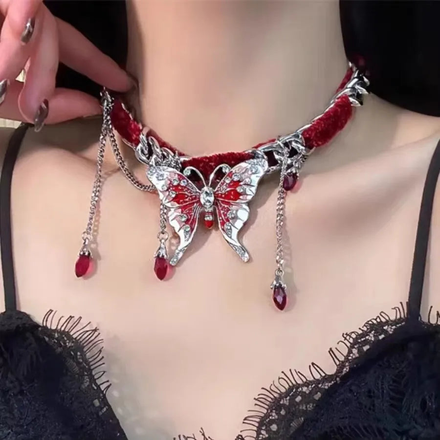 2024 New Vintage Necklace Double-Deck Pearl Tiger-Eye Luxury Court Style Unisex Choker for Women Men Couple Jewelry