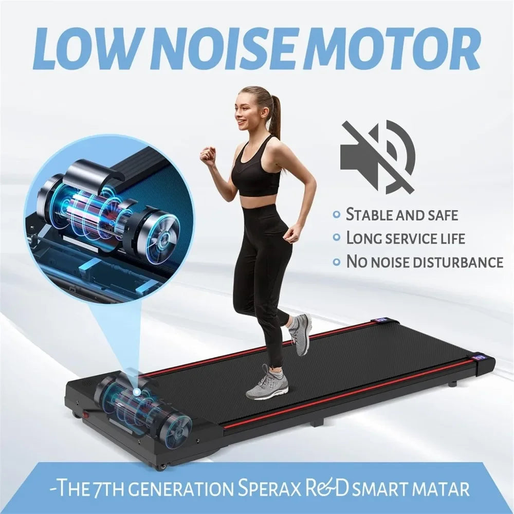 Walking Vibration Pad with APP,3 in 1 Under Desk Treadmill, 2.5HP Low Noise Walking Treadmill Pad w/Remote Control,Portable
