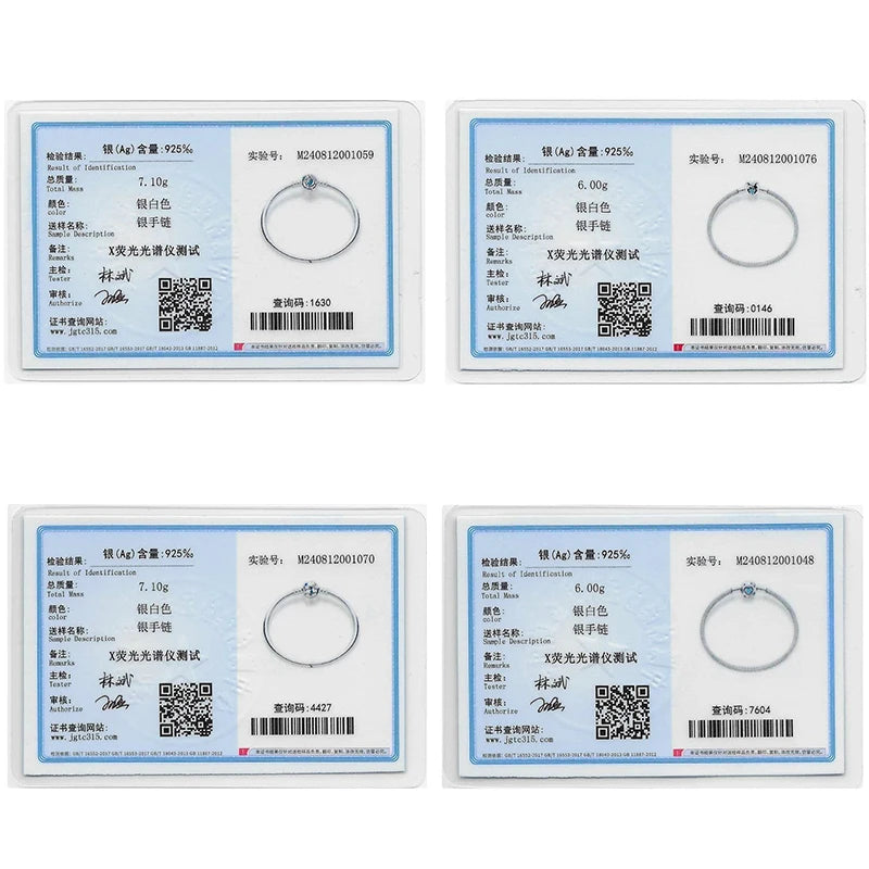 Original 17-20CM Silver 925 Bracelets Star Moon Starry Trajectory Cat Claw Love Zircon Bracelets Fit DIY Charms Birthday Jewelry