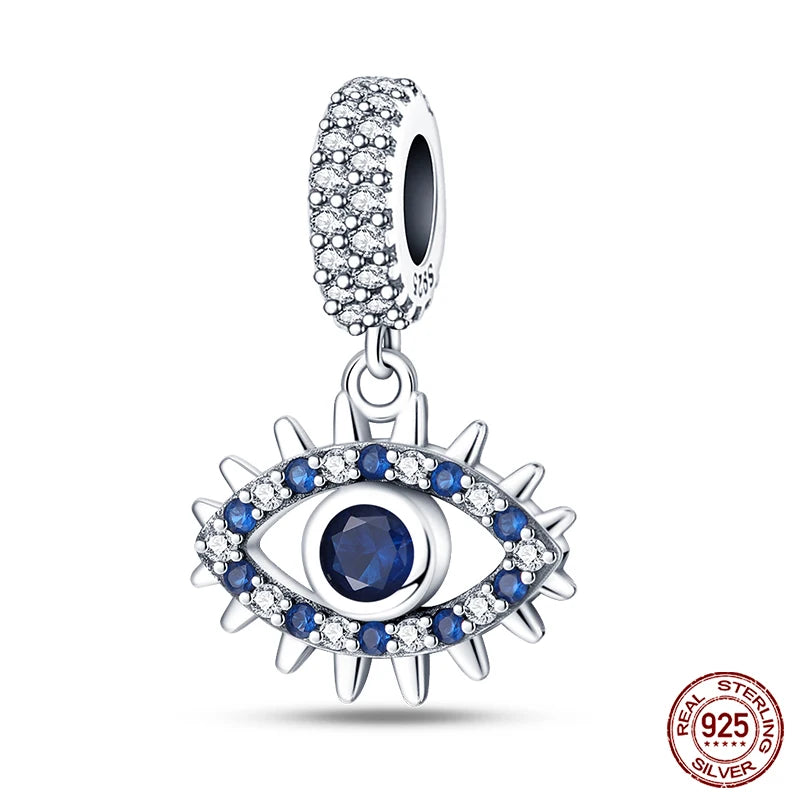 Fit Qikaola 925 Original Bracelet Fashion Bee Astronaut Eiffel Tower 925 Silver Charms Beads Fine DIY Birthday Jewelry For Women