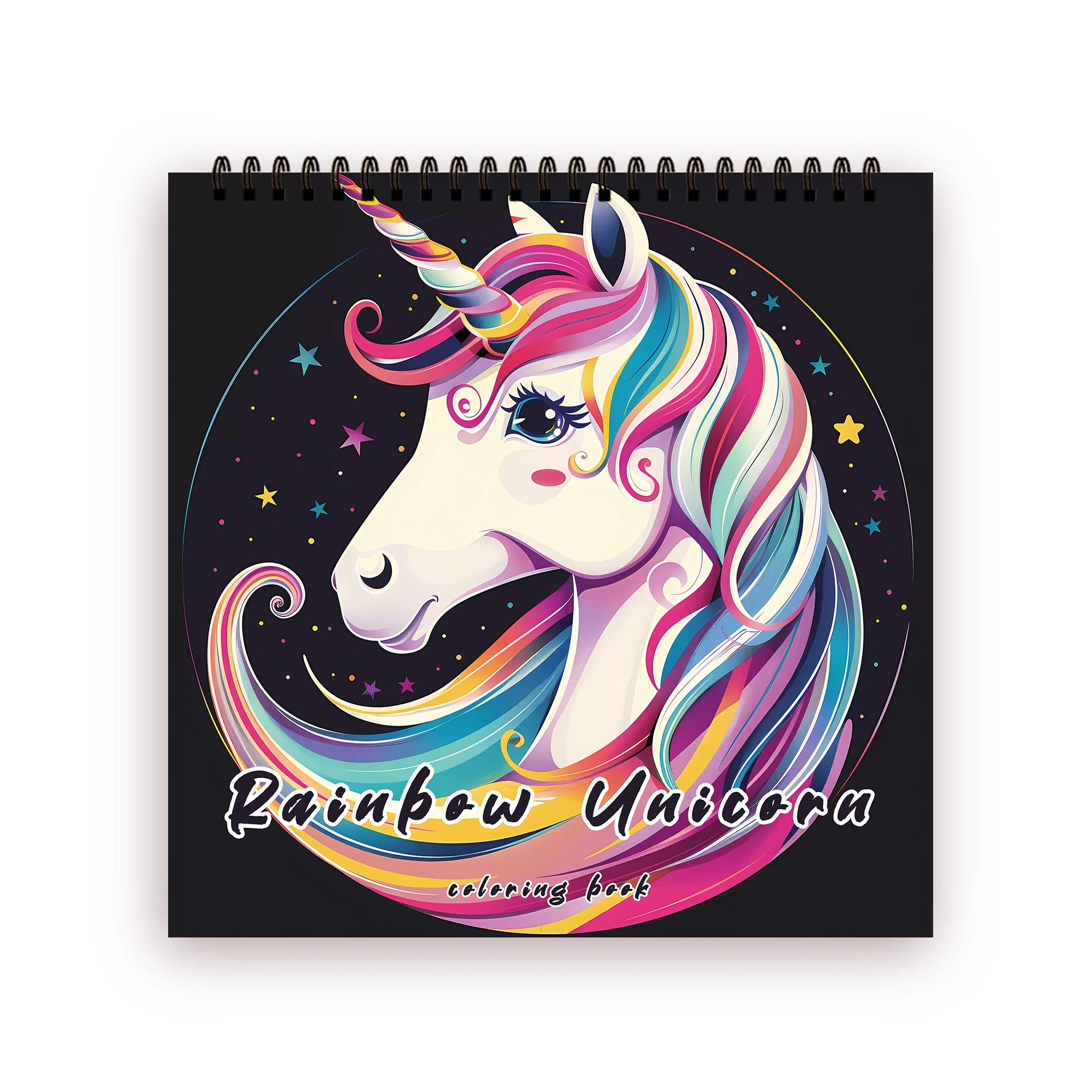 Stress Reduction Colouring Book 30 Sheets, 8.3x 8.3 inch 100gsm Thick Paper, Spiral Bound, Halloween and many other holiday gift