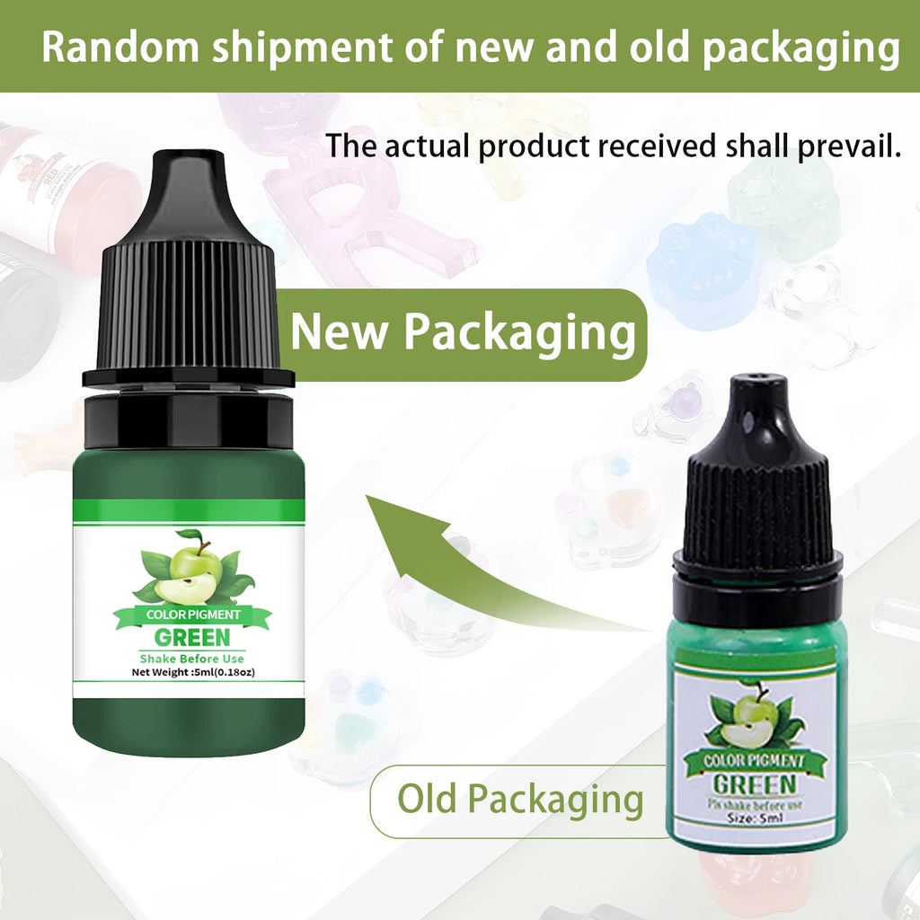 Epoxy Resin Pigment Kits Candle Dye Liquid Colorant DIY UV Epoxy Resin Mold Jewelry Making Candle Soap Making Dye Pigment Sets
