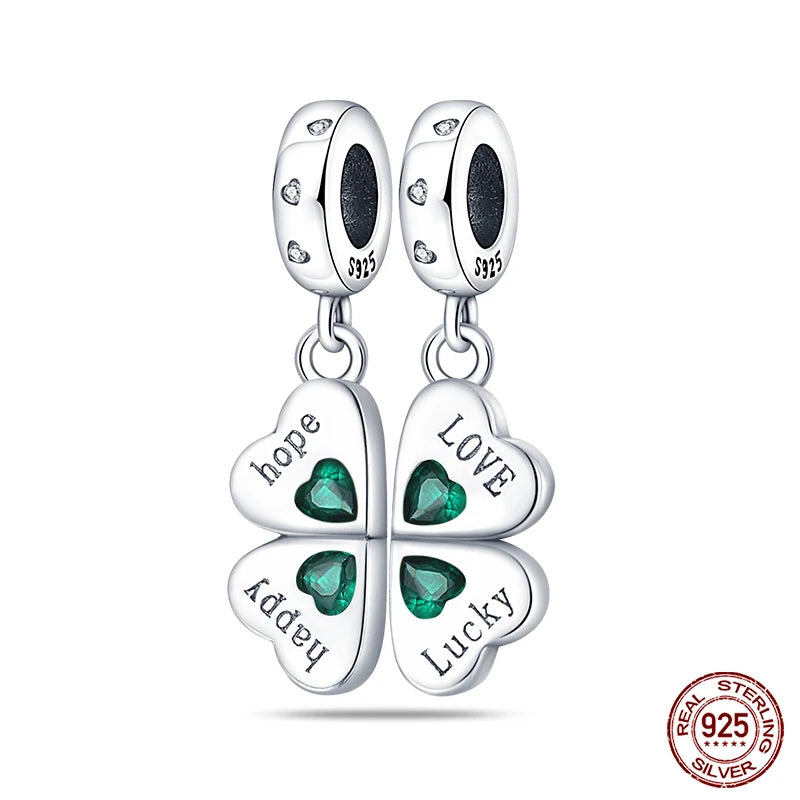 Fit Qikaola 925 Original Bracelet Fashion Bee Astronaut Eiffel Tower 925 Silver Charms Beads Fine DIY Birthday Jewelry For Women