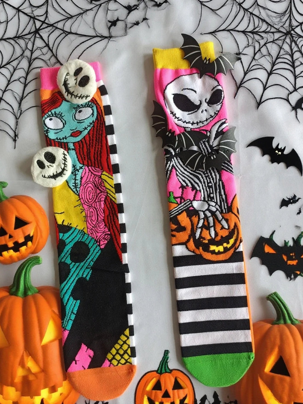 1 Pair of Creative and Personalized Halloween Children's Socks Versatile Socks for Both Boys and Girls, Suitable for All Seasons