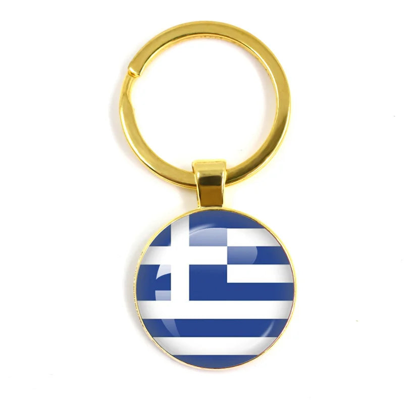 European National Flags, Albania, Andorra, Belarus, Belgium, Bosnia and Herzegovina, Bulgaria, Croatia, Popular Key Chain