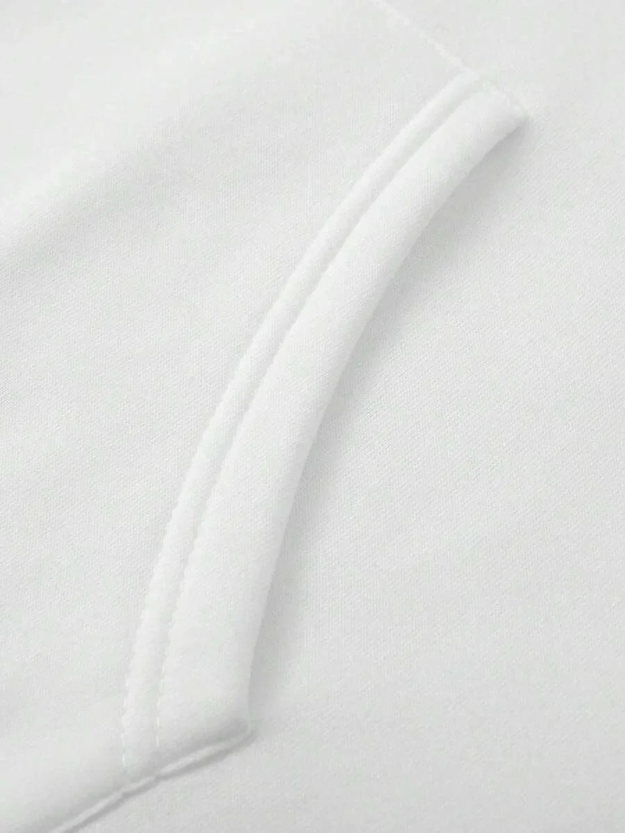 Love - Inspired Pure Cotton Hoodie Showcasing Handwritten - Style "amor" Letters - A Stylish Pick for Romantics