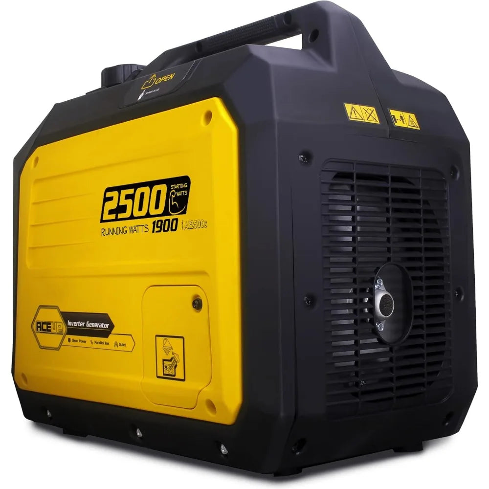 2500 Watt Gas Inverter Generator, Super Quiet Portable Generator for Home use, Camping, EPA Compliant