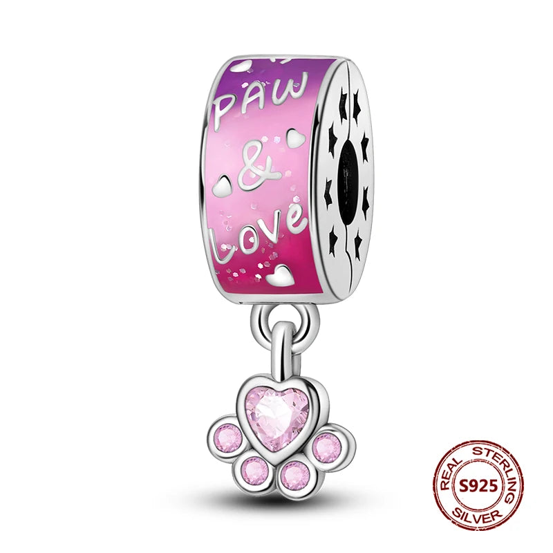 925 Sterling Silver Strawberry Turtle Owl Charm Beads Suitable For Original Bracelet Women DIY Jewelry Making Birthday Gifts