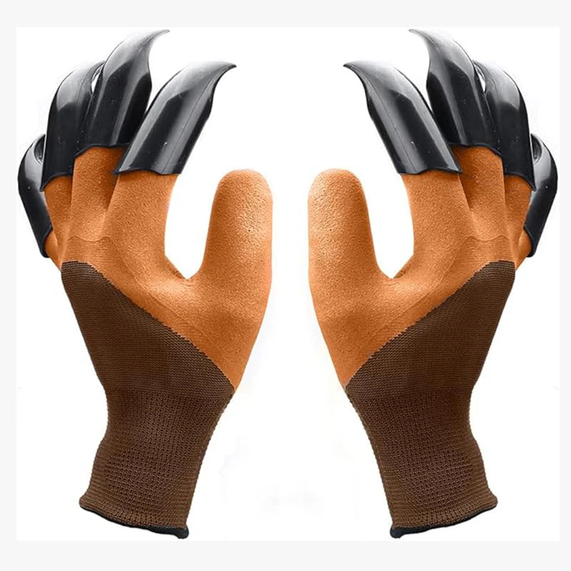 Garden gloves, stab resistant, waterproof, claw resistant, wear-resistant, ground scraping, grass pulling, soil digging, special
