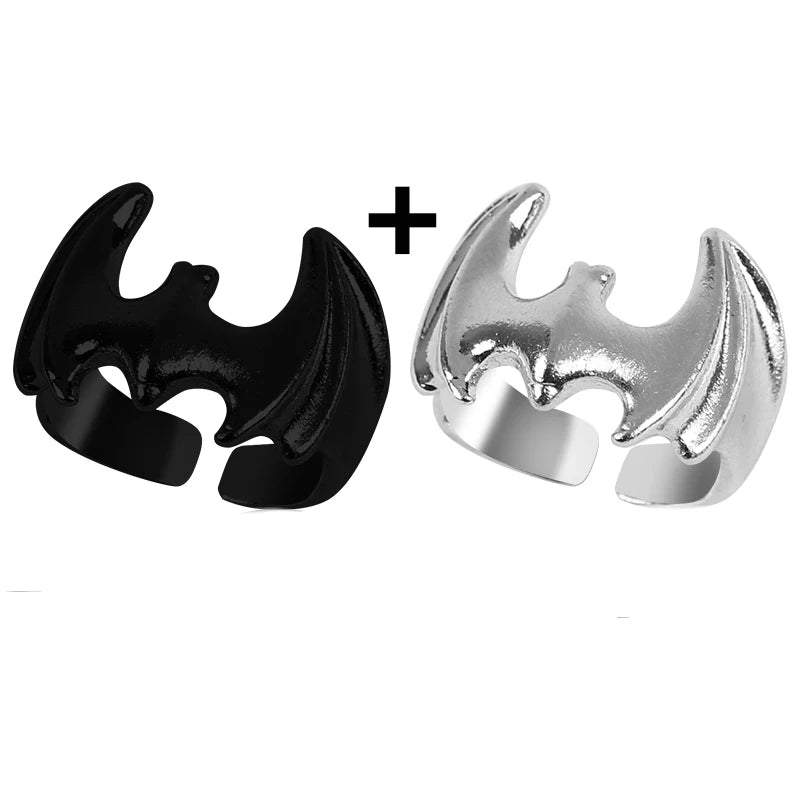 Punk Alien Ring Alloy Men's and Women's Jewelry Halloween Party Birthday Gift Fashion Decoration Finger Accessories 2024 trend