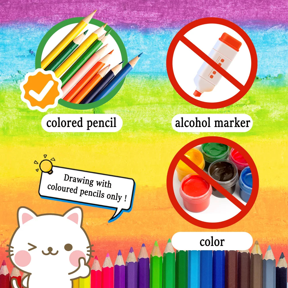 Stress Reduction Colouring Book 30 Sheets, 8.3x 8.3 inch 100gsm Thick Paper, Spiral Bound, Halloween and many other holiday gift