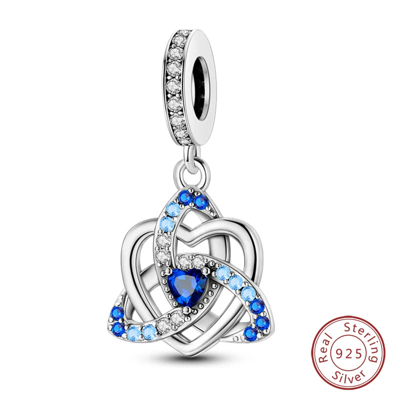 100% Real 925 Sterling Silver Classic Devil's Eye Charms Beads For Women Fit Original Qikaola Bracelets Fine DIY Jewelry Making