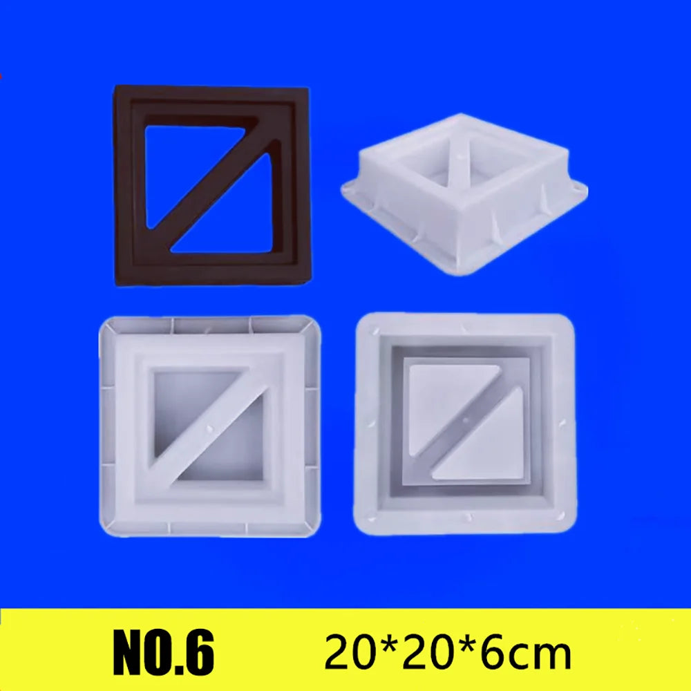 Home Garden Floor Road Cement Hollow Brick Path Mold  Reusable DIY Plastic Decorative Openwork Garden Background Wall Mold