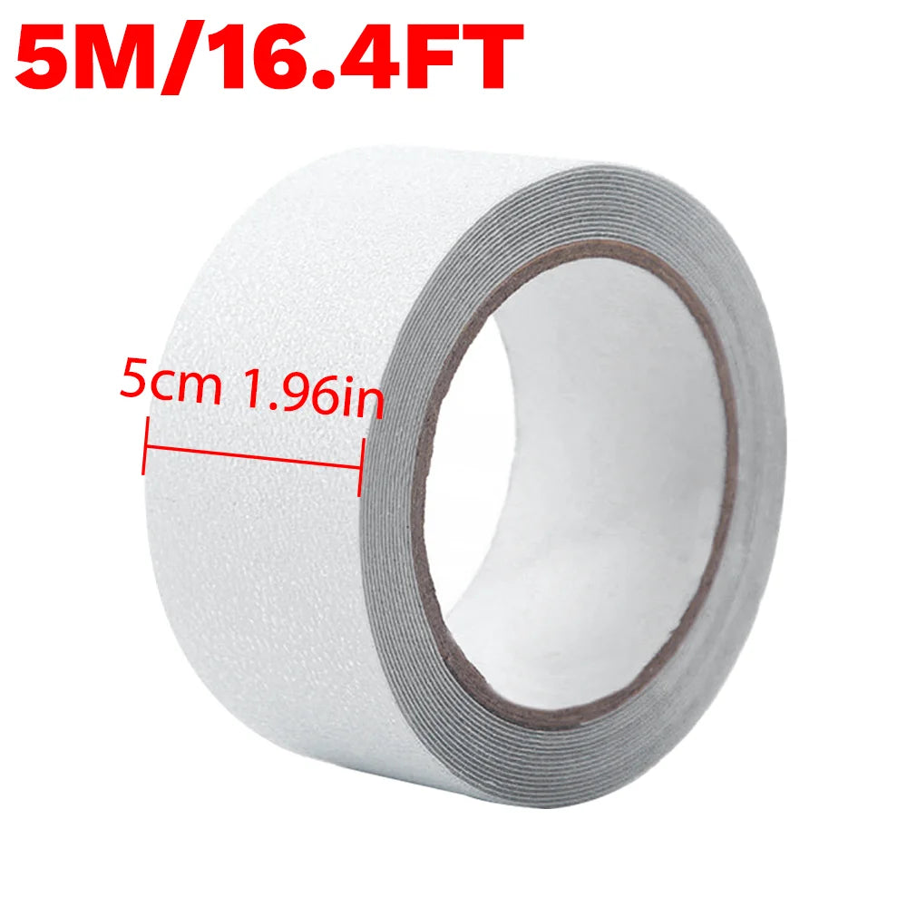 Invisible crushed stone patterned anti-slip stickers for stairs, anti-slip strips for steps, and scratch-resistant foot stickers