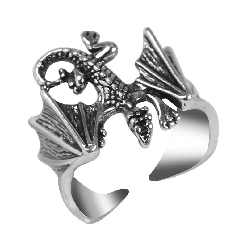 Punk Alien Ring Alloy Men's and Women's Jewelry Halloween Party Birthday Gift Fashion Decoration Finger Accessories 2024 trend
