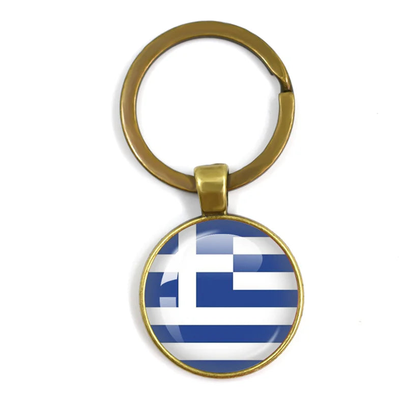 European National Flags, Albania, Andorra, Belarus, Belgium, Bosnia and Herzegovina, Bulgaria, Croatia, Popular Key Chain