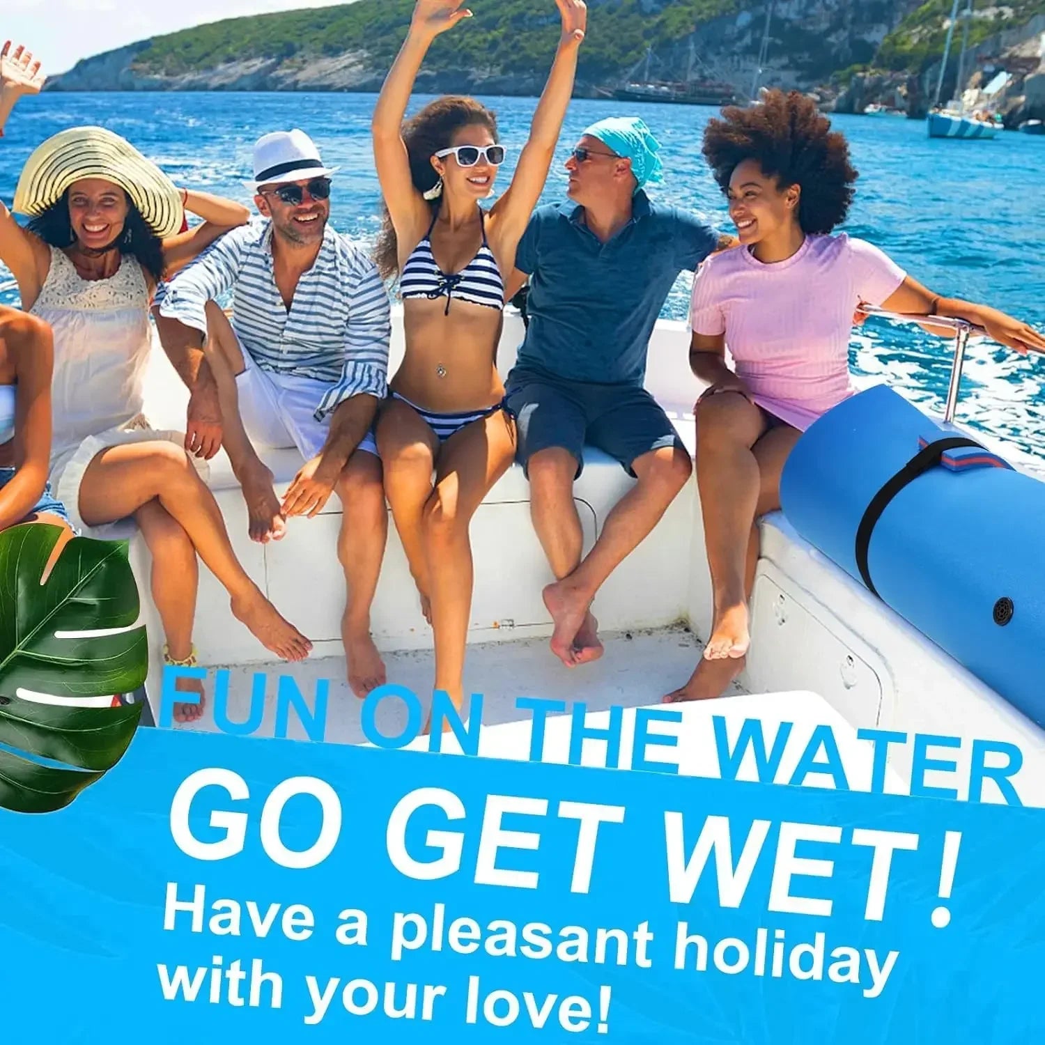 [Limited Stock, Buy Now!]Floating Water Pad Mat, 3 Layers XPE Foam 9/12/18 Ft Lily  for Beach, Ocean, Lake, Roll-Up Floating