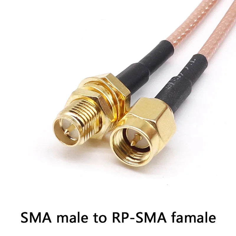 Antenna extension cable SMA-JK SMA male to female inner screw inner hole to outer screw inner needle RG316 adapter cable