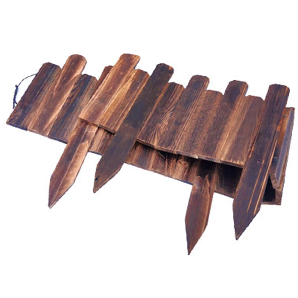 Vegetable Field Fence Edging for Garden Gardening Decorative Wood Landscape Courtyard Border Picket