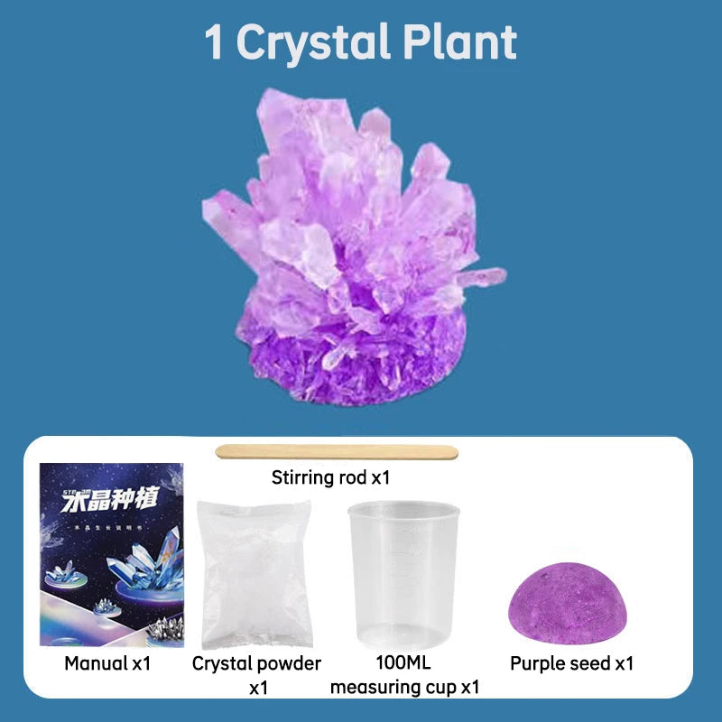 Crystal Planting Diy Scientific Experiment Set Fun, Parent-Child Communication On Chemical Crystallization Principles
