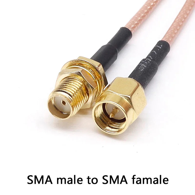 Antenna extension cable SMA-JK SMA male to female inner screw inner hole to outer screw inner needle RG316 adapter cable