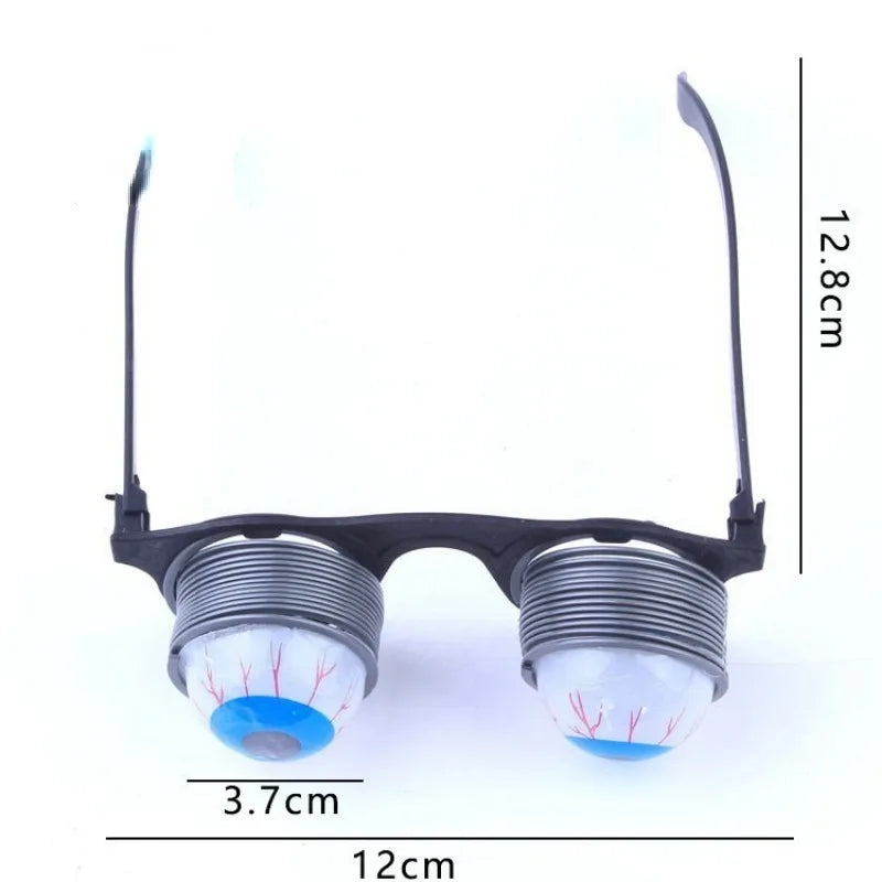 Spooky Glasses Sneaky Little Yellow Man Eyeglasses Props Halloween Prom Dress Up Props Holiday Gifts Festival Party Supplies