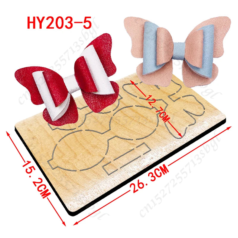 Butterfly Bow Cutting Dies New Dies Wooden Dies Suitable for Common Die Cutting Machines on the Market