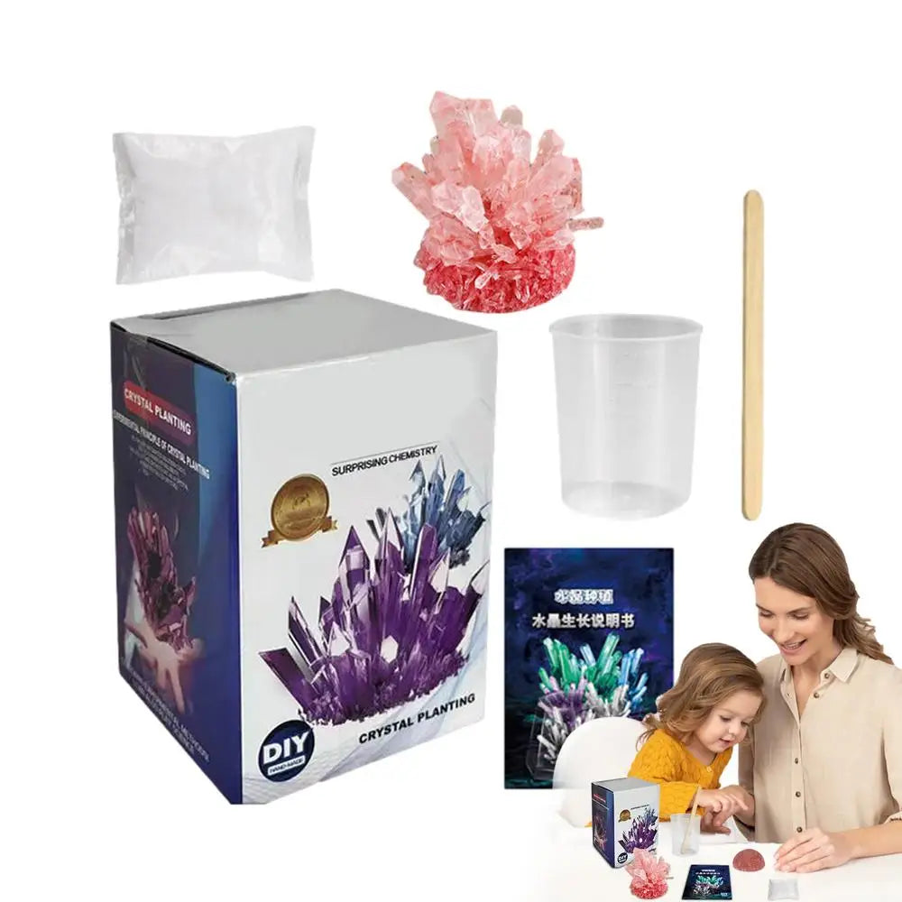 Crystal Growing Kit Crystal Making Kit For Kids Crystal Making Experiment And Learning Toys Crystal Growing Science Kit