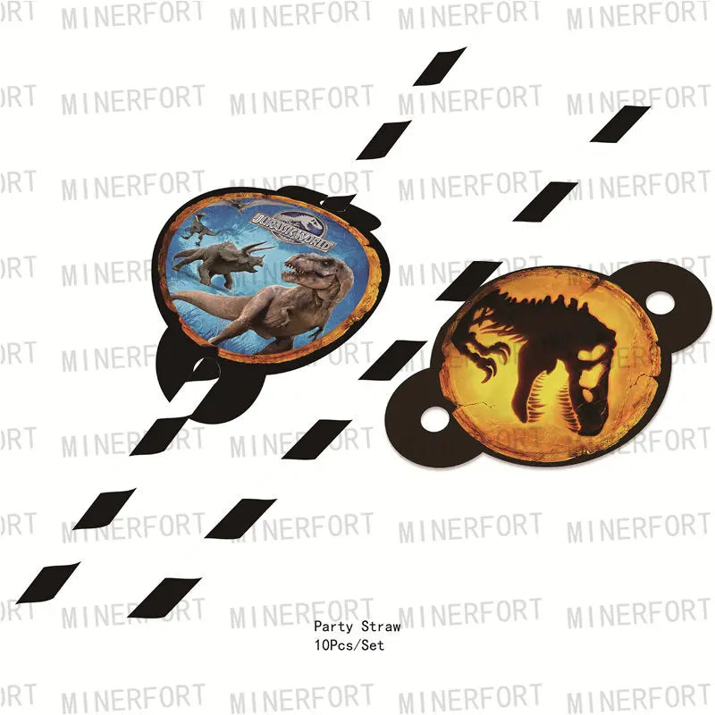 Jurassic world Themed Party Supplies Disposable Cutlery Jurassic World Dinosaur Birthday Party Decorations Jungle Party Supplies