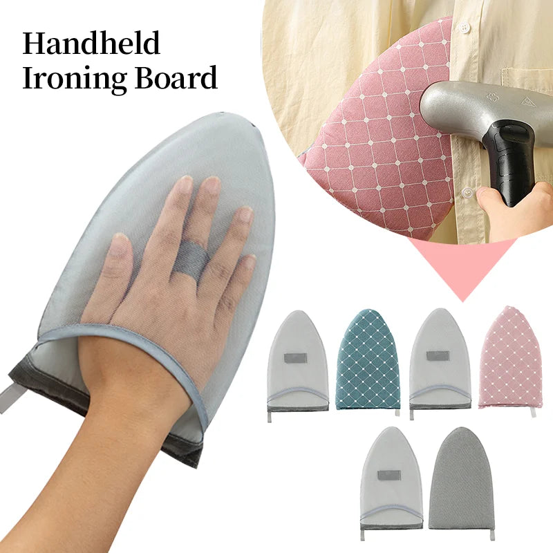 Handheld Mini Heat Resistant Ironing Pad Board Small Home Ironing Gloves Hanging Ironing Machine Steamer Ironing Gloves