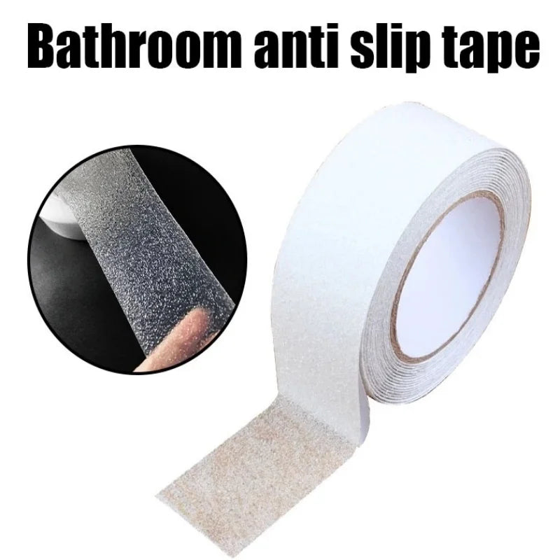 Invisible crushed stone patterned anti-slip stickers for stairs, anti-slip strips for steps, and scratch-resistant foot stickers