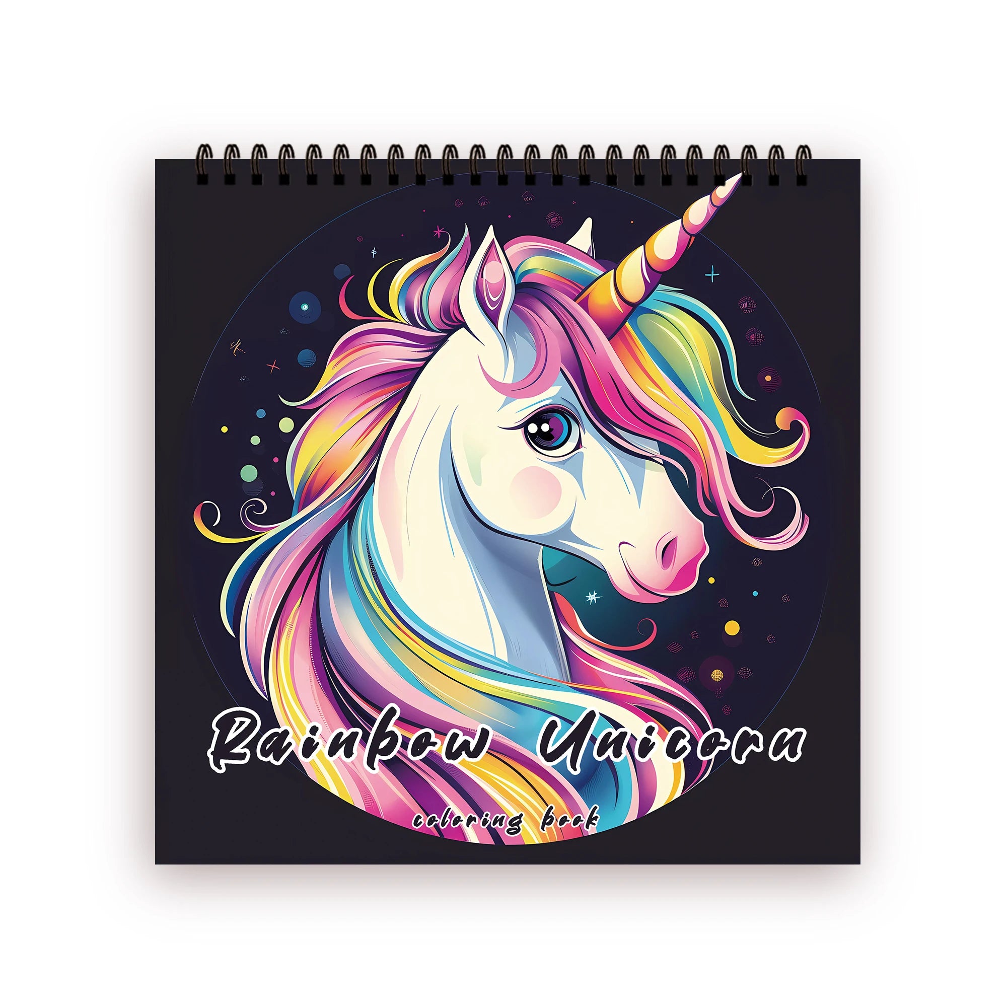 Stress Reduction Colouring Book 30 Sheets, 8.3x 8.3 inch 100gsm Thick Paper, Spiral Bound, Halloween and many other holiday gift