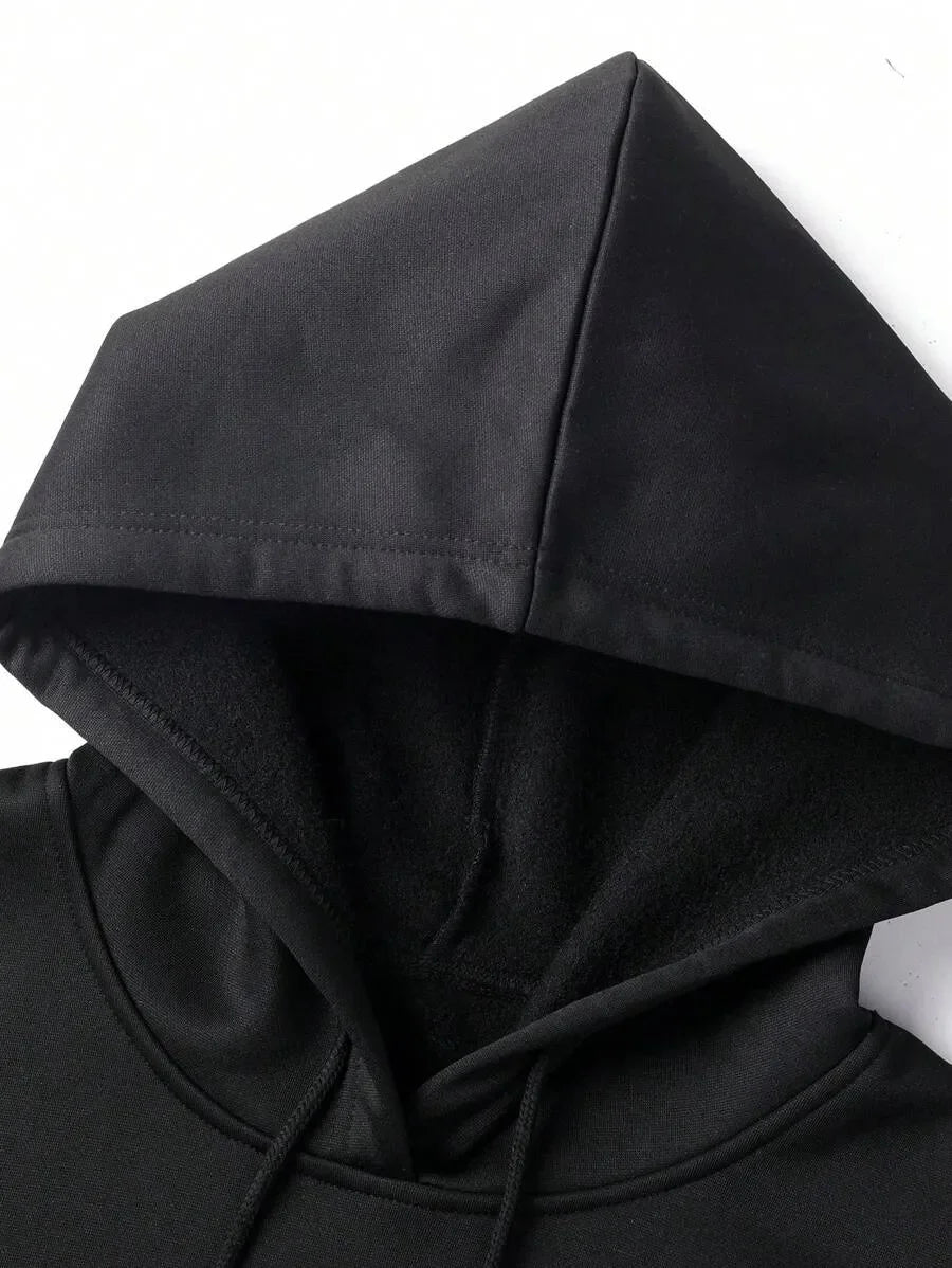 Love - Inspired Pure Cotton Hoodie Showcasing Handwritten - Style "amor" Letters - A Stylish Pick for Romantics