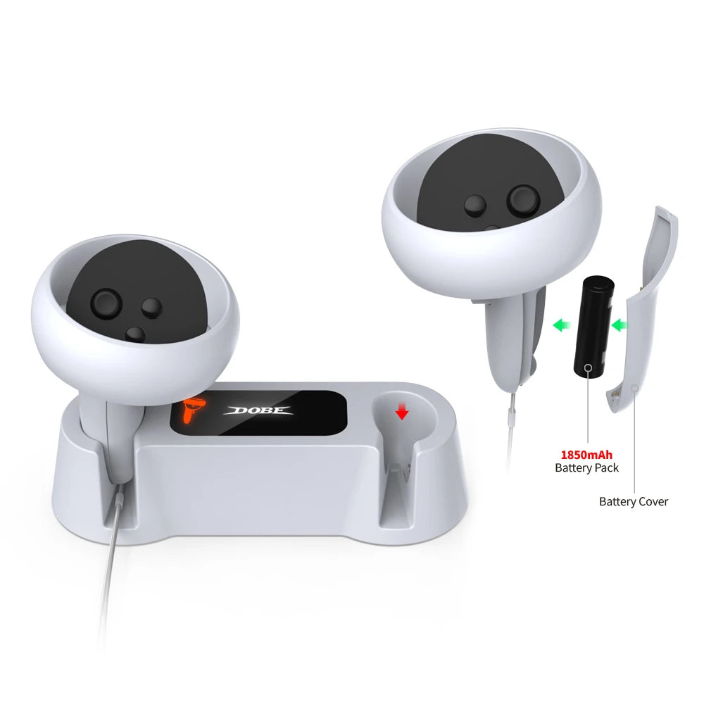 charge controller with 2 CHARGING KIT For OQ-2 Controller Rechargeable Controller Batteries(NO AC Adapter)