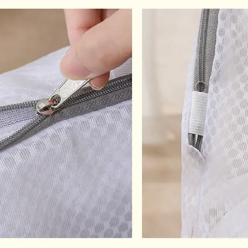 Mesh Washing Machine Laundry Bag Protection Net Foldable Thicken Clothes Socks Wash Pack Household Cleaning Tools Accessories